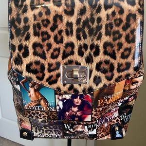 Beautiful fashion week backpack